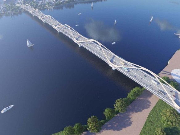 cầu sông Hồng tại homesgreens.com