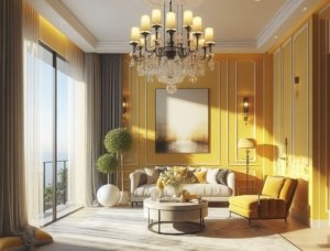 Cách trang trí màu vàng để ngôi nhà nổi bật