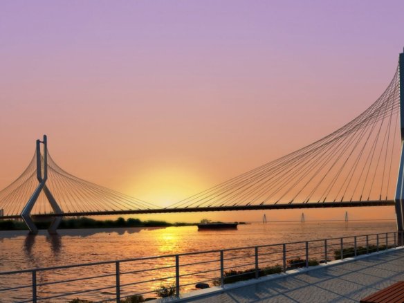 xây cầu sông hồng từ homesgreens.com