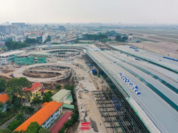 nhà ga t3 Tân sơn nhất từ homesgreens.com