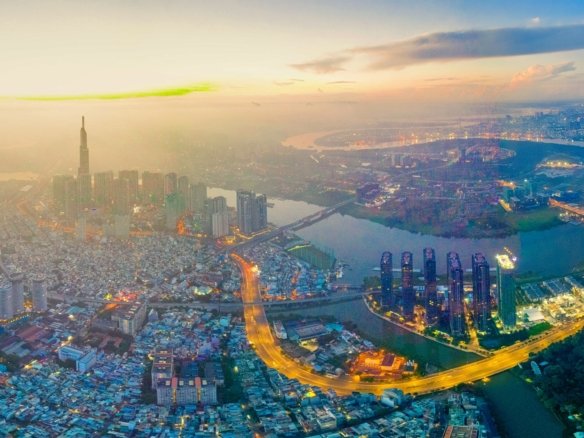 trung tâm tài chính quốc tế Hồ Chí Minh từ homesgreens.com