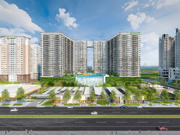 khu thương mại MIDORI SQUARE từ homesgreens.com