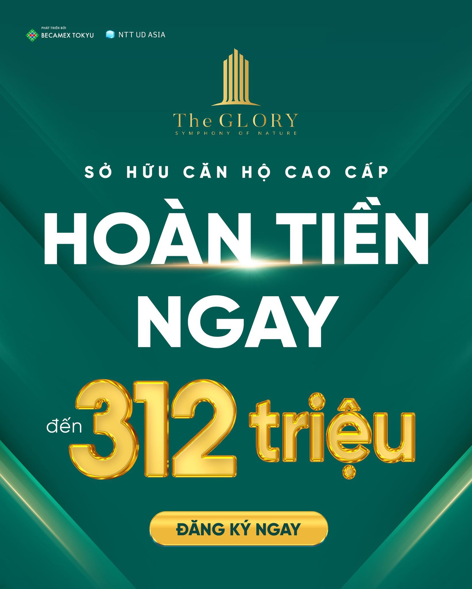 1 phòng ngủ the glory từ homesgreens.com