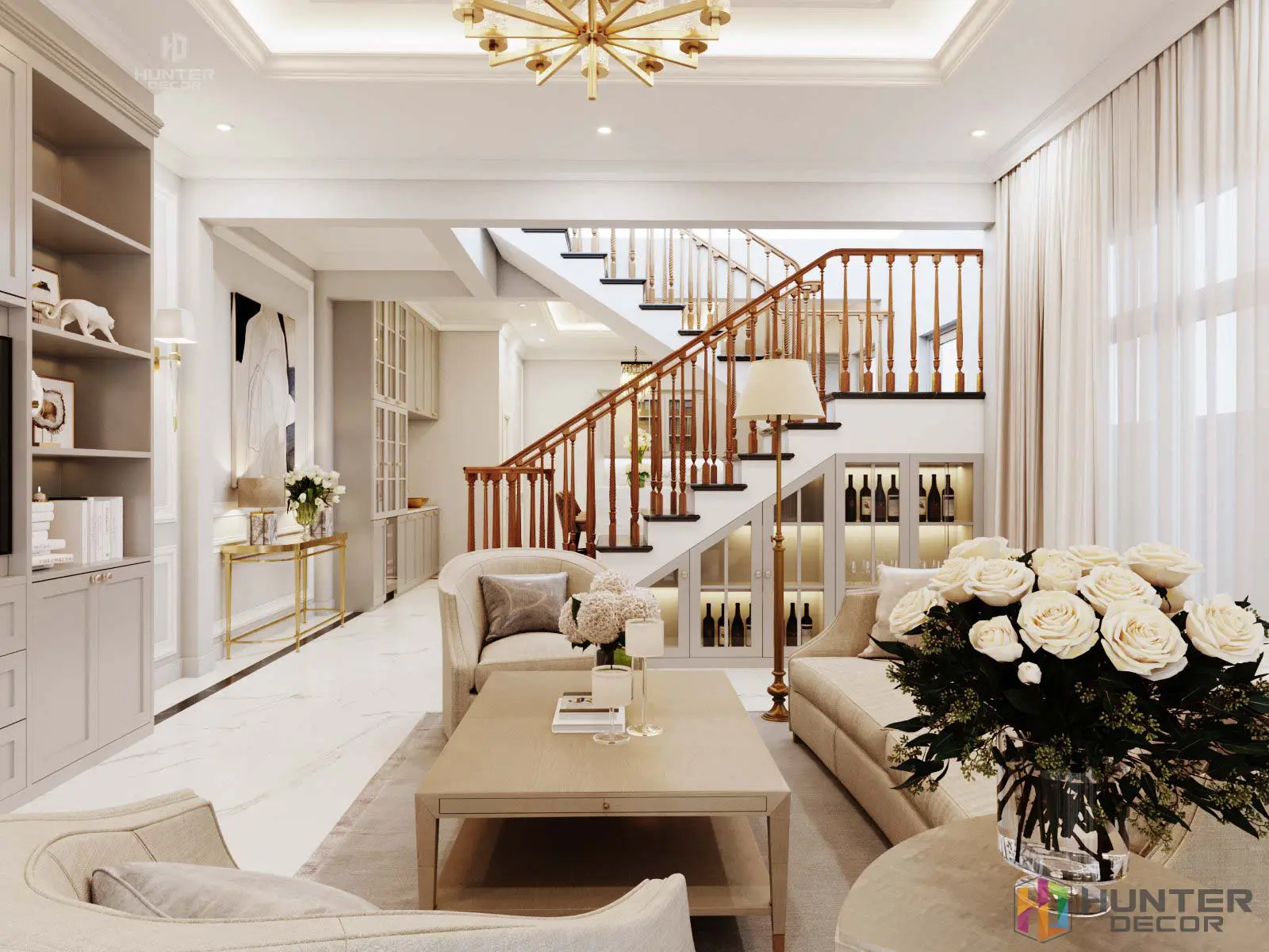 Thiết kế nội thất nhà phô từ homesgreens.com