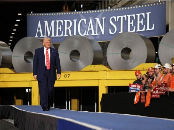 Trump tăng thuế thép từ homesgreens.com