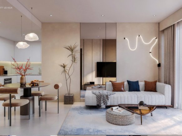 căn hộ 2 phòng ngủ the glory từ homesgreens.com