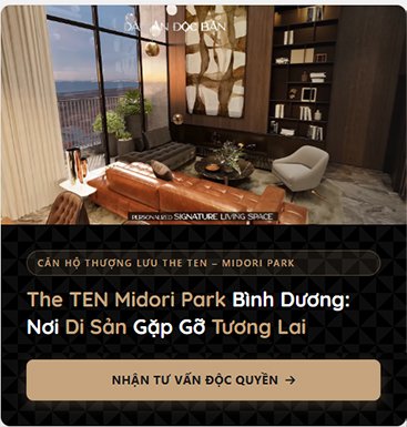 Phối cảnh dự án The TEN Midori Park
