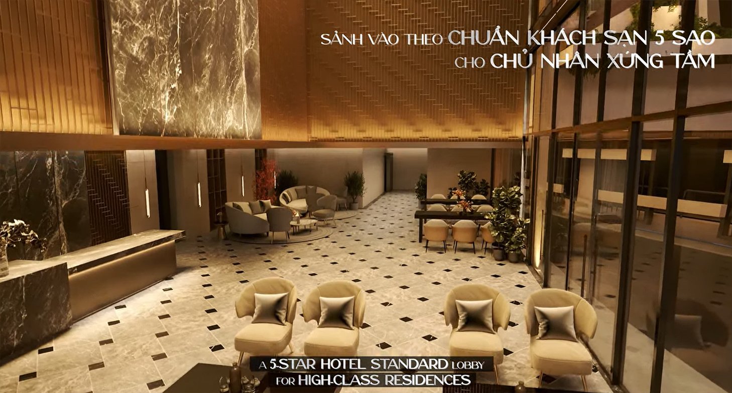 Sảnh đón 5 sao The TEN sang trọng