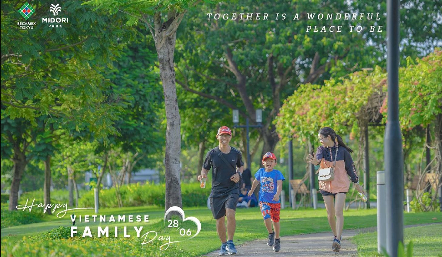 Công viên xanh mát Midori Park The TEN