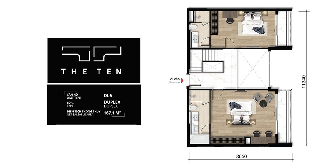 Căn hộ Duplex The TEN (Sau)