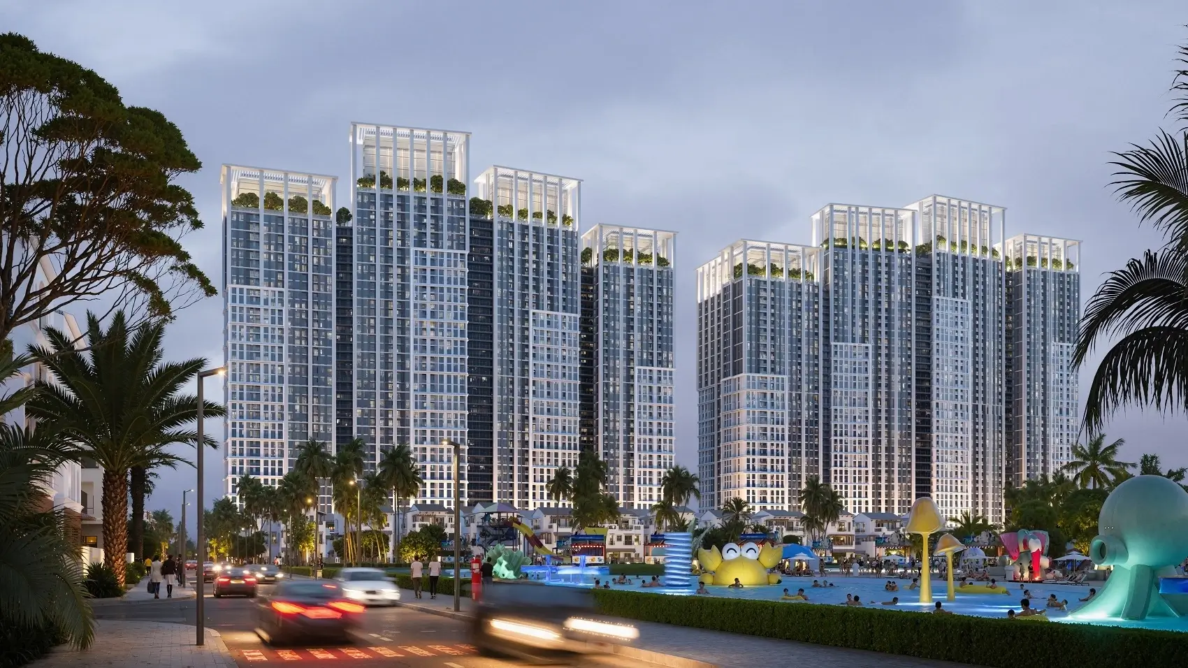 Thiết kế nội thất căn hộ Glassmorphism tràn viền view biển tại Blanca City